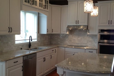 Inspiration for a transitional kitchen remodel in Indianapolis
