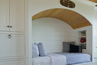 Example of a bedroom design in Boston