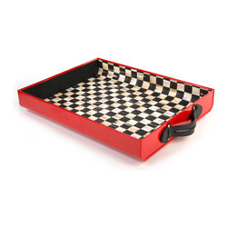 Terrific Tray- Red | MacKenzie-Childs - Serving Trays