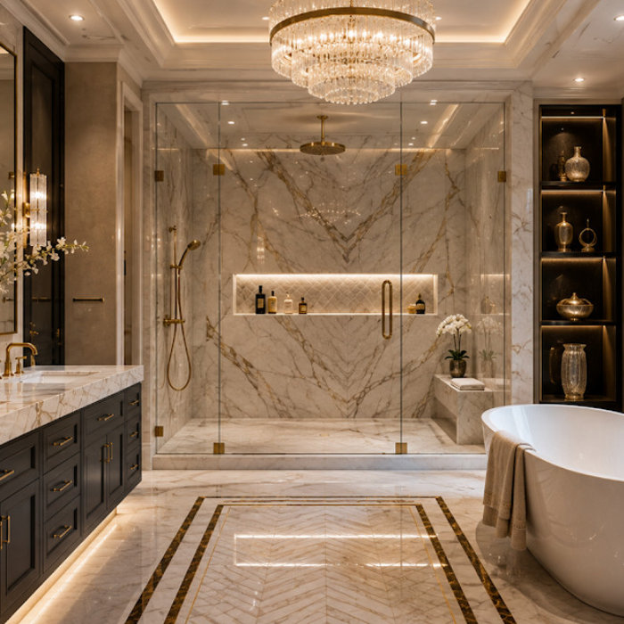 luxury bathroom renovation Illinois