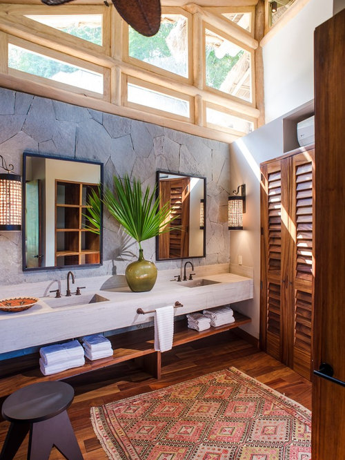 Best 100 Tropical Bathroom Ideas & Designs Houzz
