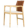 Lulu Dining Chair-Saddle Leather Blends