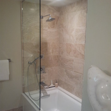 Frameless Sliding Splash Guards