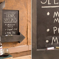 Chalkboard With Metal Arrow Frame - Products