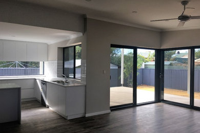 Photo of a beach style kitchen in Perth.