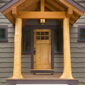 Unique Hybrid of Conventional, Timber and Log Framed Home