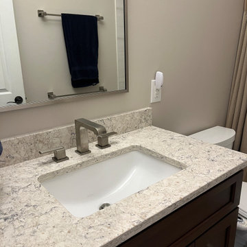 Carmel Half Bath to Full Bath Conversion & Bath Remodel