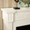 Holly and Martin Huntington Electric Fireplace, Ivory