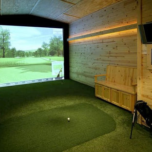 ミネアポリスのエクレクティックスタイルのおしゃれな室内コートの写真