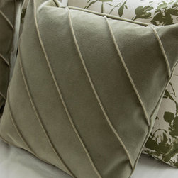 Briar Velvet Artichoke Cushion - Decorative Pillows