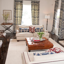narrow living room