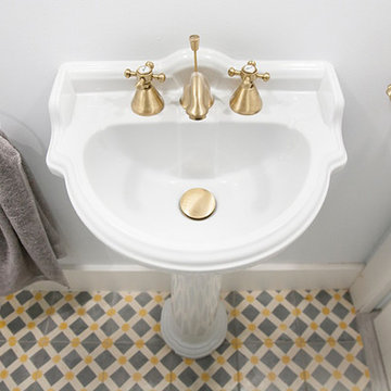 Baños con baldosas hidráulicas