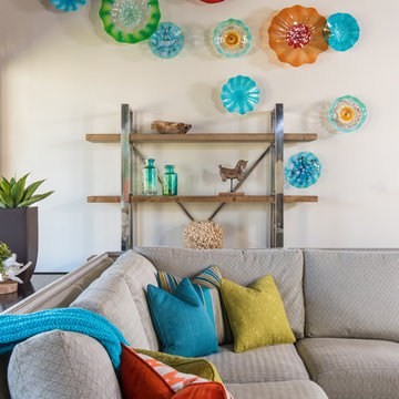 Stained wood + Color = Wow!
