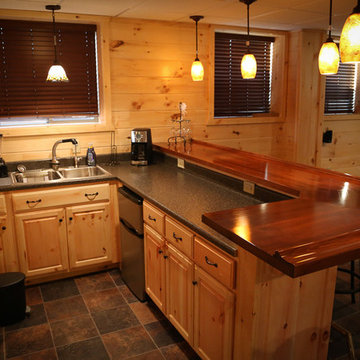 7 Beautiful Cabin Kitchens + Bonus Bar