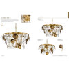 Loretta Collection 4-Light Gold Ombre Transitional Wall Sconce