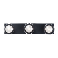 ET2 E21453-93 Pod 3 Light 22"W LED Vanity Strip - Black