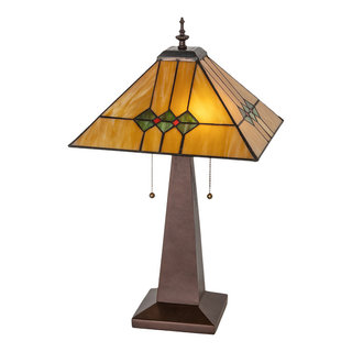 24" High Martini Mission Table Lamp - Craftsman - Table Lamps - by ...