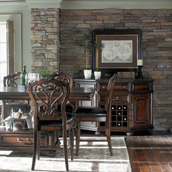Gathering Table 126-700R by American Drew Barrington House - Dining Tables