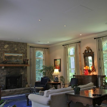 Hidden Living Room Theater
