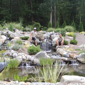 Picture Perfect Pond "Rock Artists" Approve Multiple Waterfalls in Ludlow, MA