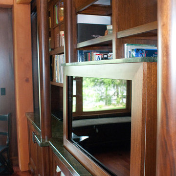 Custom Mahogany Library