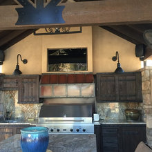 outdoor kitchen