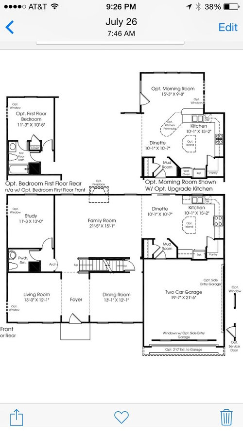 Kitchen island Orientation