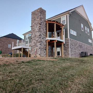 Union | 2-Story Covered Octagon Custom Deck