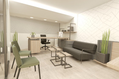 Example of a trendy home design design in Other