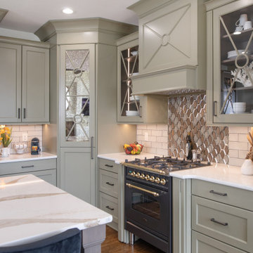 Ilve Gas Range, Wood Hood Walk-In Pantry