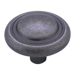 Cosmas - Cosmas 2202 Cabinet Knob, Set of 10, Weathered Nickel - Cabinet And Drawer Knobs