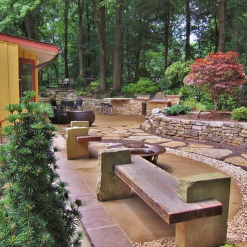 Contemporary Outdoor Living Space