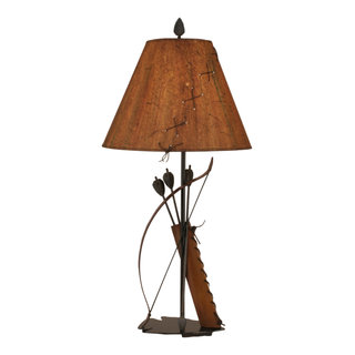 Weathered Navy Sea Fishing Pole Table lamp