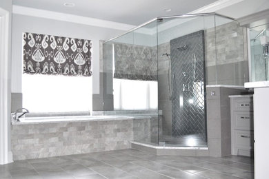 Example of a trendy bathroom design in Atlanta