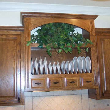 White Oak Plate Rack