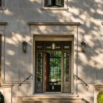 Classical Limestone House with French doors