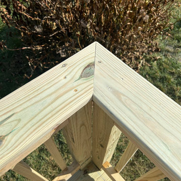 6' x 12' Pressure-Treated Wood Deck
