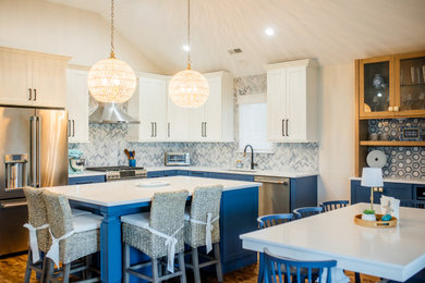 Inspiration for a coastal kitchen remodel in Philadelphia