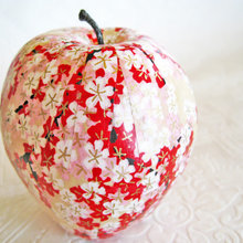 Decoupage Pumpkins and Apples