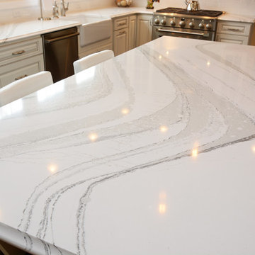 Ellicott City, MD White Kitchen Remodel