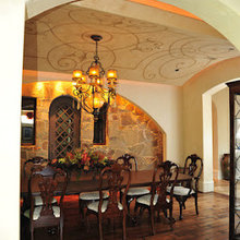 Kathy's entry ceiling