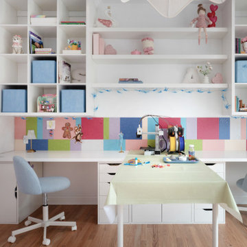 Pastel Girl's Study Room & Craft Room