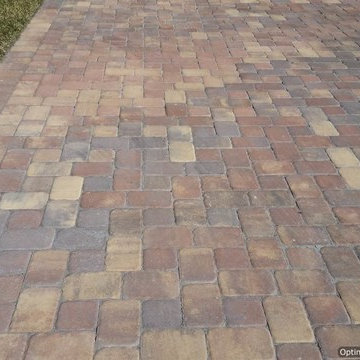 Paver Driveway- Harvest Blend - Cambridge Cobblestone