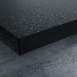 LUSSO STONE VIGO SOLID STONE RESIN SHOWER TRAY & WASTE MATTE BLACK /WHITE FINISH - Products