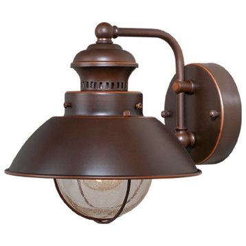 Harwich 8" Outdoor Wall Light Burnished Bronze