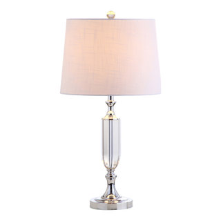 Bella 27" Crystal Table Lamp, Clear - Table Lamps - by Buildcom | Houzz
