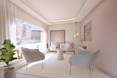 Inspiration for a modern home design remodel in Gothenburg