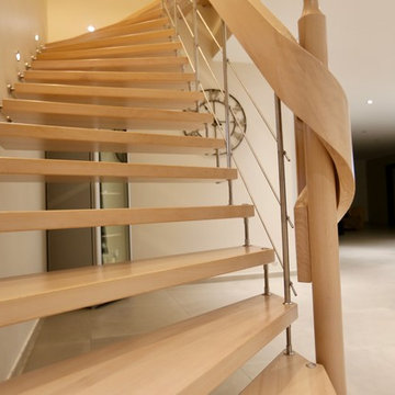 Nos escaliers en bois contemporains