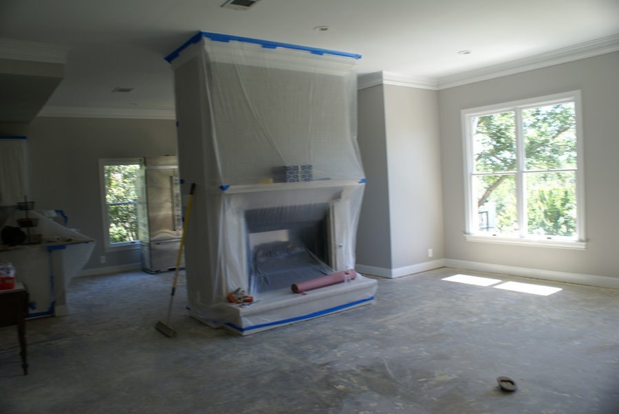 Westlake dark wood floors