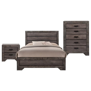 Picket House Furnishings Grayson 3 Piece Queen Panel Bedroom Set